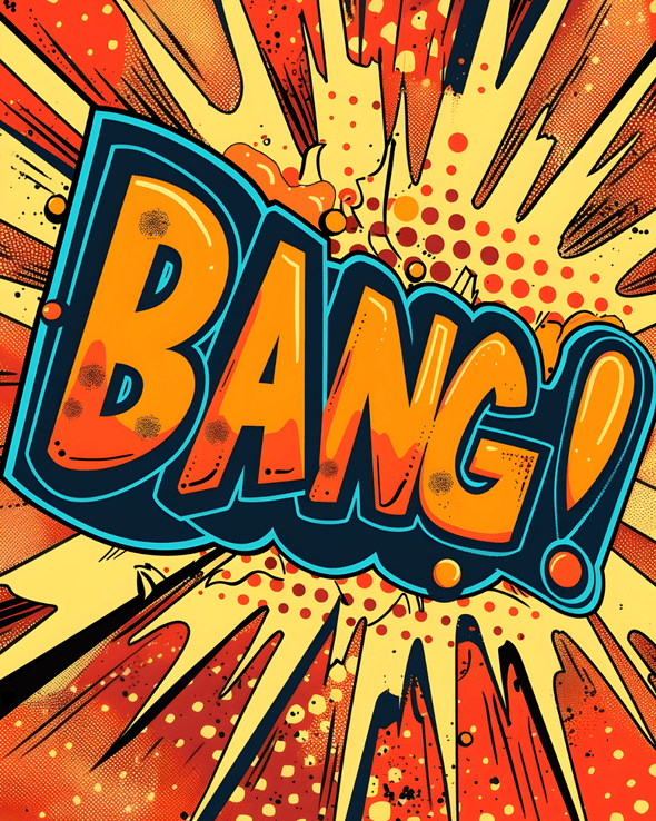 Comic Explosion Bang - MartsWall